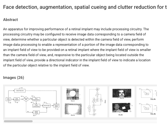 Face detection, augmentation, spatial cueing and clutter reduction for the visually impaired